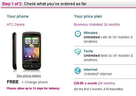 HTC-Desire-Business-tariff