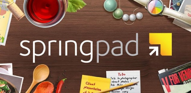 Springpad banner