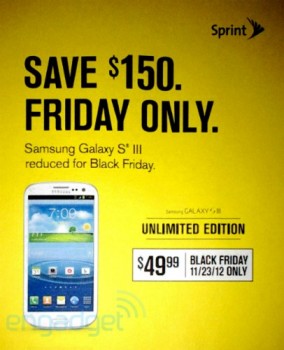 sprint black friday galaxy s3