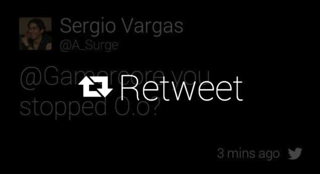 Google Glass Twitter app