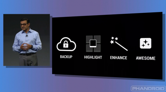 Google Plus photos backup highlight enhance awesome