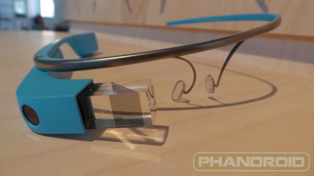 Sky Blue Google Glass