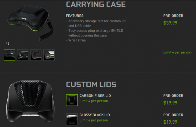 nvidia shield accessories