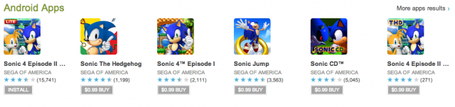 Sonic games 1 buck