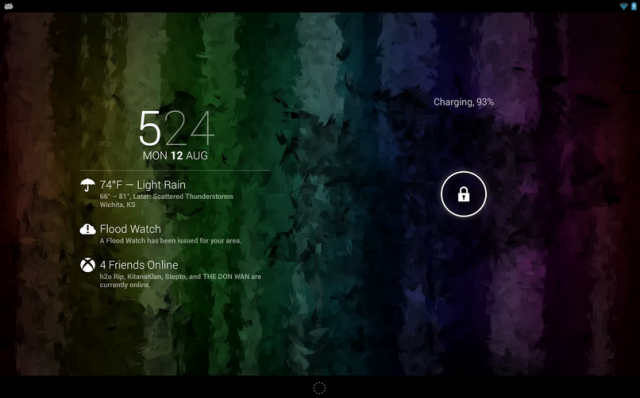 dashclock widget xbox live