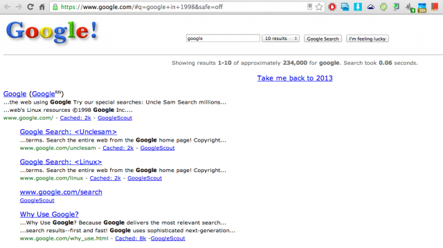 Google 1998