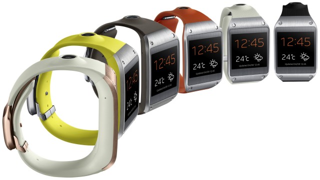 Samsung Galaxy Gear 6 colors side