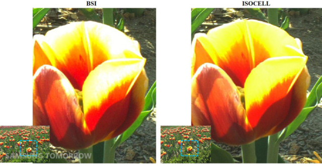 Samsung ISOCELL camera comparison