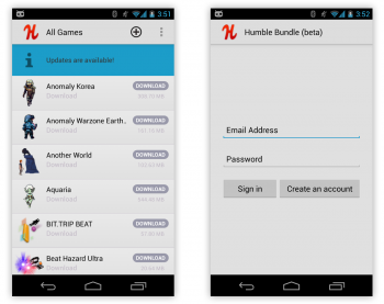humble bundle android app