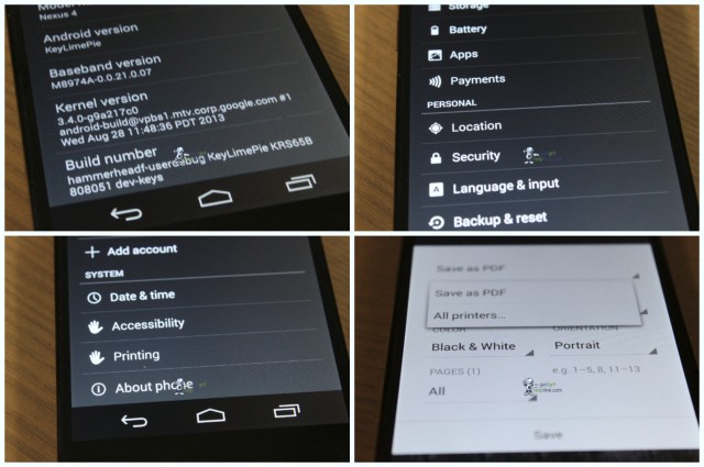 Android 4.4 Key Lime Pie KitKat leak 2