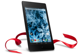 Nexus 7 holiday ribbon