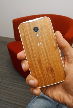 Moto X bamboo