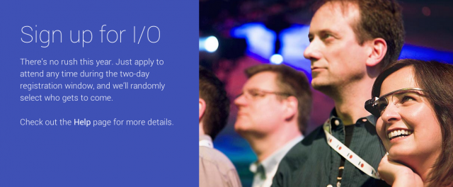 Google IO 2014 selection process