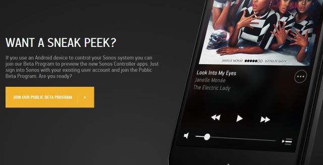 sonos controller app redesign banner