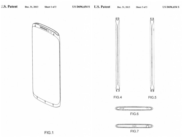 Samsung Galaxy Note 4 patent