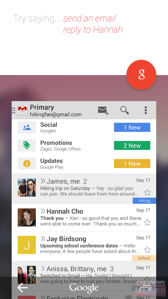 Google-Experience-Android-Gmail