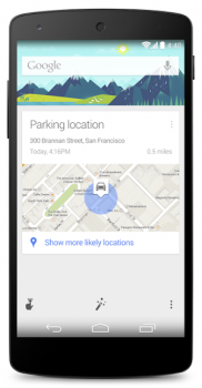 google now parking