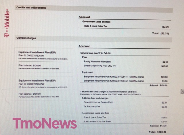T-Mobile simplified billing 3
