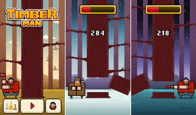 timberman screens