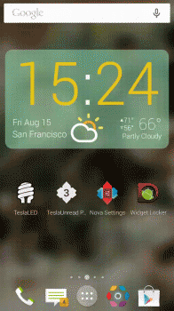 Nova Launcher Circle animation