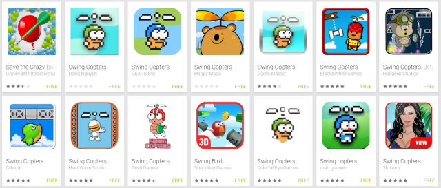 swing copters clones