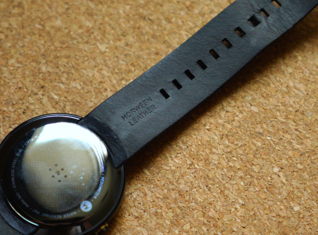 Moto 360 Horween Leather strap DSC06984