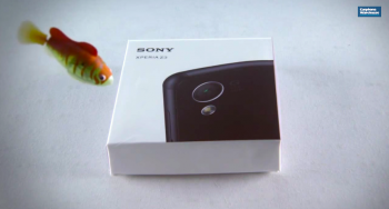 Sony Xperia Z3 underwater unboxing