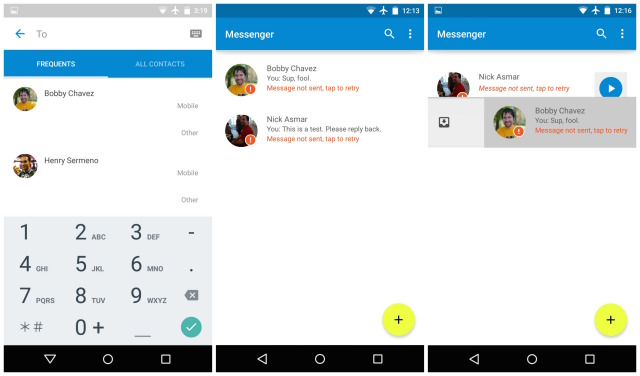 Android 5.0 Lollipop Messenger 1