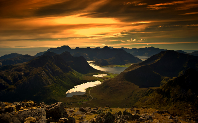 water mountains