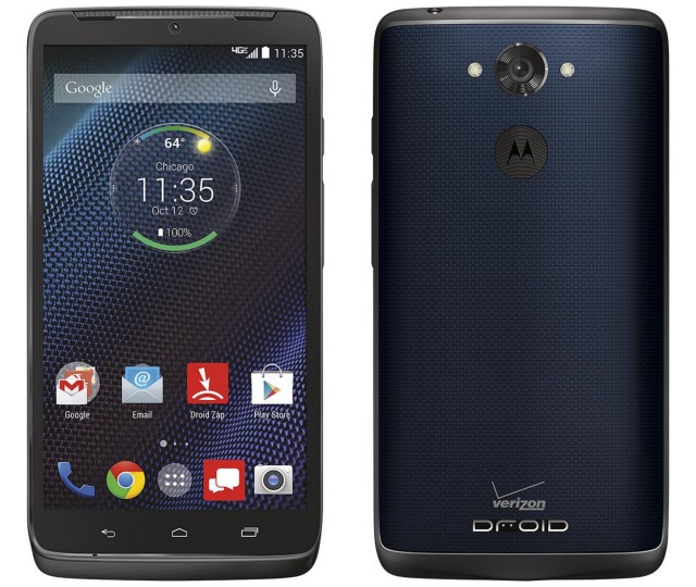 Motorola Droid Turbo Blue ballistic nylon