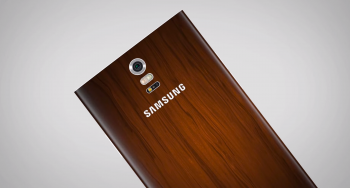 Samsung Galaxy Note 4 concept wood