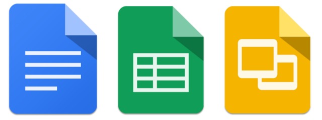 Google Docs Sheets Slides