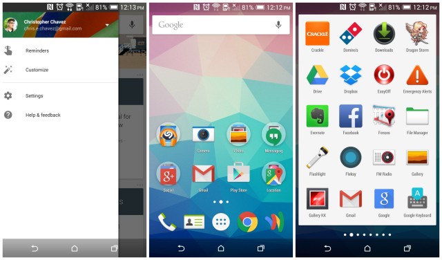 Google Now Launcher Material update