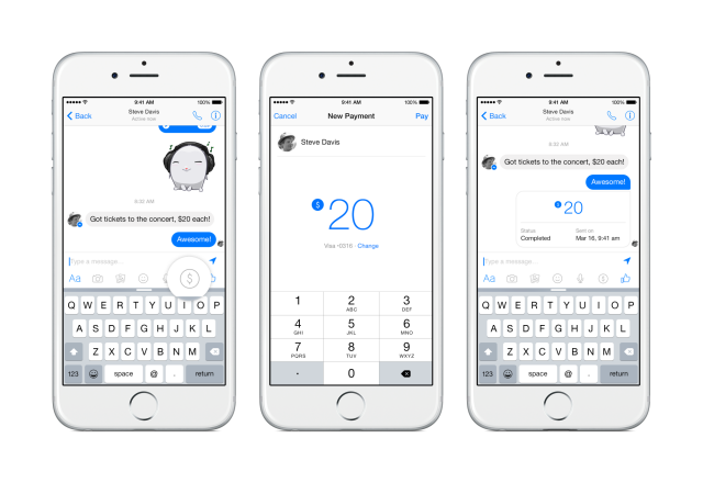 Facebook Messenger Payments