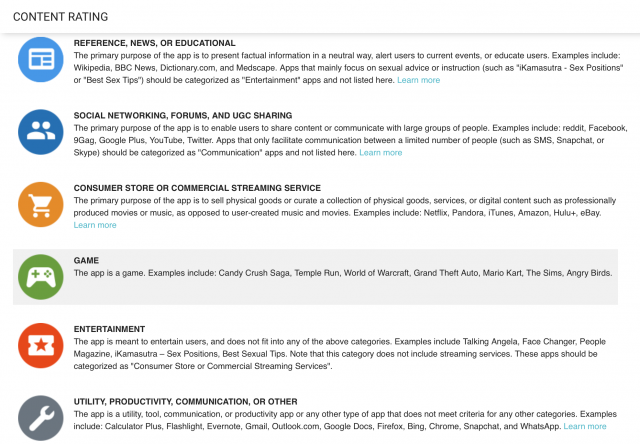 content-rating-app-category-selection