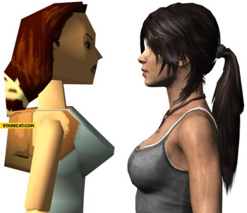 Lara Croft vs original Tomb Raider