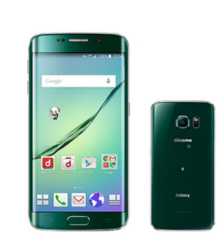 Samsung Galaxy S6 Edge Japan NTT Docomo green