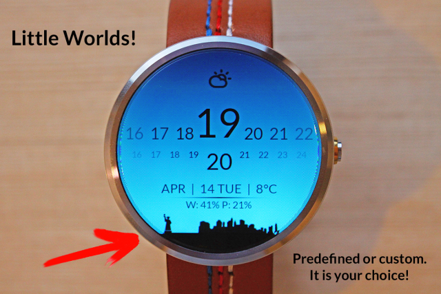 little worlds watch face