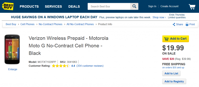 best buy moto g sale