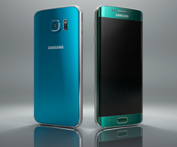 blue green galaxy s6 edge