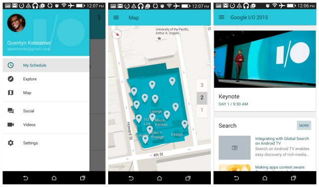 google io 2015 app