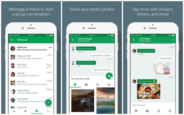 Hangouts 4.0 iOS