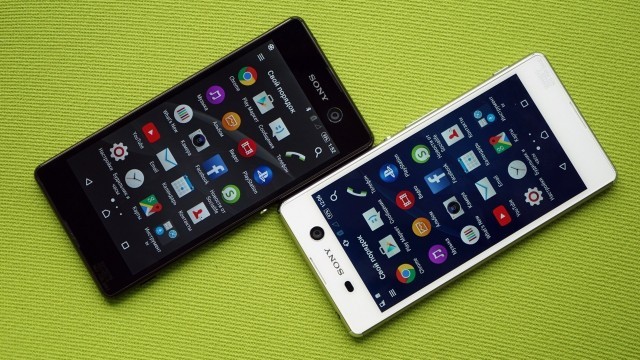 Sony-Xperia-M5 white black front