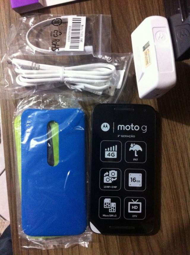 moto g 2015 unbox 1