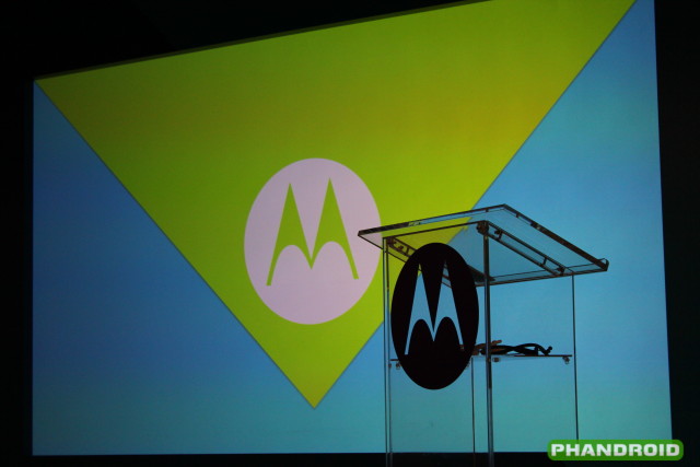 motorola moto event podium