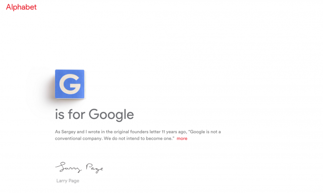 G is for Google