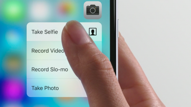 Apple iPhone 6s 3D Touch
