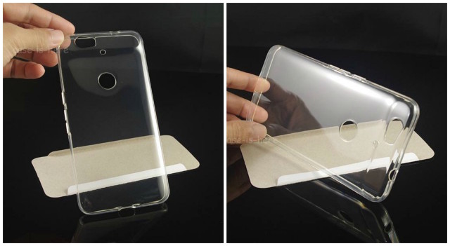 Huawei Nexus 6 clear TPU case leak