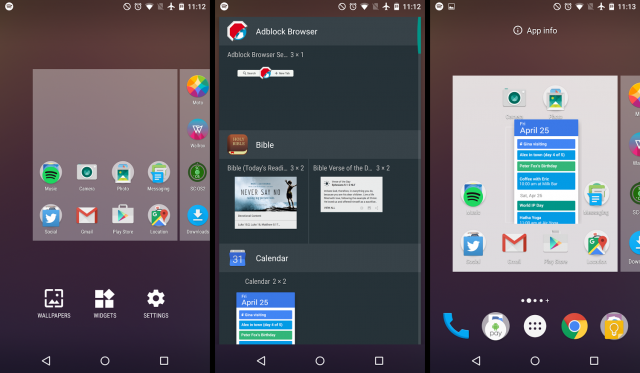 moto x pure widgets