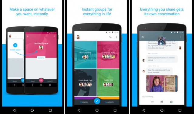 Google Spaces messaging app 1